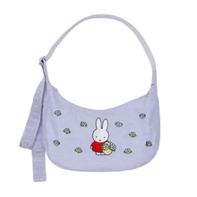 Load image into Gallery viewer, Medium Nylon Crescent Bag- Embroidered Miffy - Tigertree