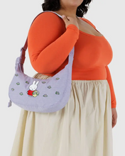 Load image into Gallery viewer, Medium Nylon Crescent Bag- Embroidered Miffy - Tigertree