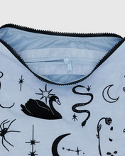 Load image into Gallery viewer, Medium Nylon Crescent Bag - Embroidered Ballet Icons - Tigertree