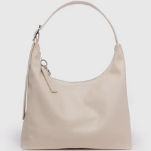 Load image into Gallery viewer, Recycled Leather Shoulder Bag- Stone - Tigertree