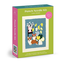 Load image into Gallery viewer, Corgi Friends Punch Needle Kit