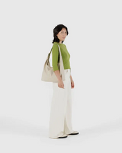 Load image into Gallery viewer, Recycled Leather Shoulder Bag- Stone - Tigertree