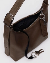 Load image into Gallery viewer, Mini Recycled Leather Shoulder Bag- Brown - Tigertree