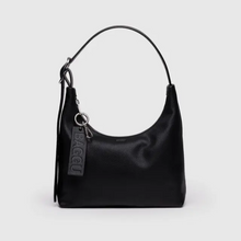 Load image into Gallery viewer, Mini Recycled Leather Shoulder Bag- Black - Tigertree