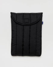 Load image into Gallery viewer, Puffy Laptop Sleeve 13/14" - Black - Tigertree