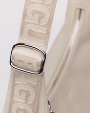 Load image into Gallery viewer, Medium Recycled Leather Crescent Bag- Stone - Tigertree