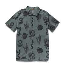 Load image into Gallery viewer, Bless Up Trail Button Up Shirt- Forest - Tigertree