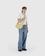 Load image into Gallery viewer, Medium Nylon Crescent Bag- Butter - Tigertree