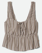 Load image into Gallery viewer, Red Stripe Worn In Abigail Tie Top
