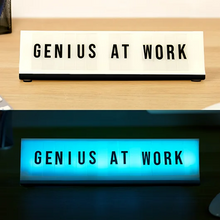 Load image into Gallery viewer, Light Up Desk Plaque