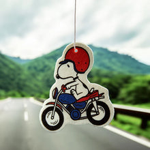 Load image into Gallery viewer, Snoopy Motorcycle Air Freshener - Tigertree
