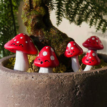 Load image into Gallery viewer, Mushroom Plant Markers - Tigertree