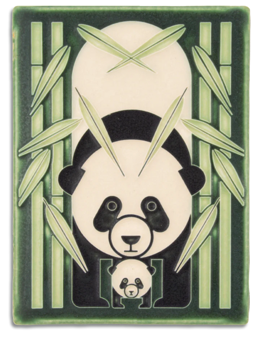 Charley Harper Tile - Panda Panda - Tigertree