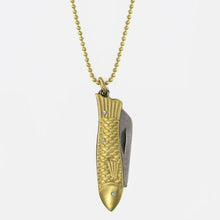 Load image into Gallery viewer, Fish Knife Necklace - Tigertree