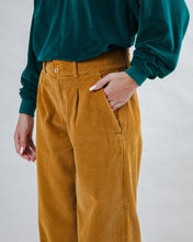 Load image into Gallery viewer, Corduroy Pleated Pants - Camel