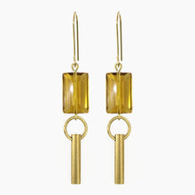 Load image into Gallery viewer, Crystal Pole Earrings - Tigertree
