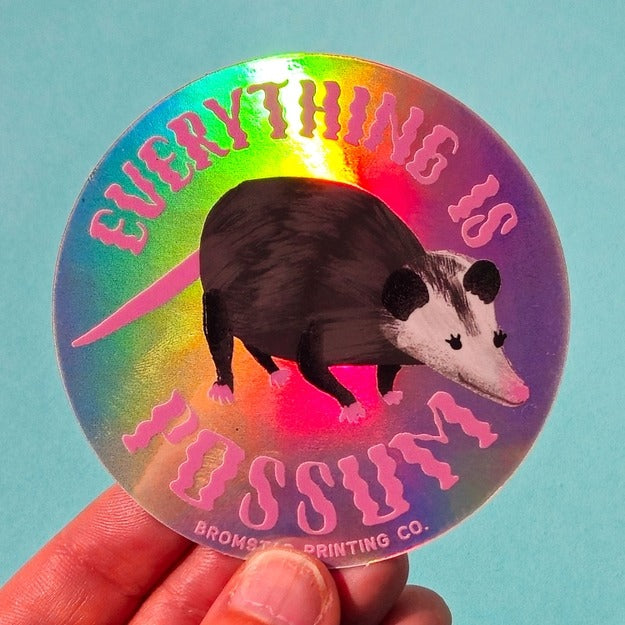Everything is Possum Sticker - Tigertree