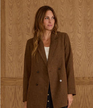 Load image into Gallery viewer, Rustic Plaid Double Breasted Women's Blazer - Tigertree