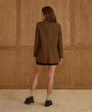 Load image into Gallery viewer, Rustic Plaid Double Breasted Women's Blazer - Tigertree