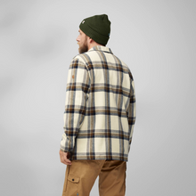 Load image into Gallery viewer, Singi Flannel Overshirt Dark Navy/Wood Brown