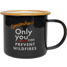 Load image into Gallery viewer, Smokey Logo Enamel Mug - Navy