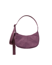 Load image into Gallery viewer, Small Nylon Crescent Bag - Wild Plum