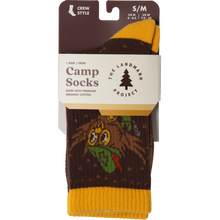 Load image into Gallery viewer, Woodsy Owl Socks - Basalt Brown
