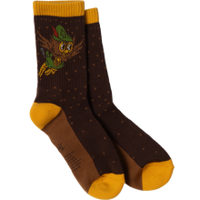 Load image into Gallery viewer, Woodsy Owl Socks - Basalt Brown
