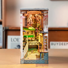 Load image into Gallery viewer, Miniature House Book Nook: Sakura Densya DIY Kit - Tigertree
