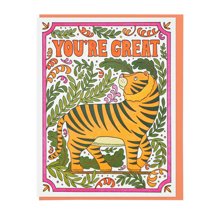 You're Great Tiger Card - Tigertree