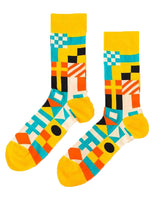 Load image into Gallery viewer, Men&#39;s Nautical Crew Socks - Tigertree
