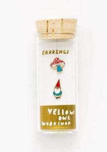 Gnome And Mushroom Earrings - Tigertree