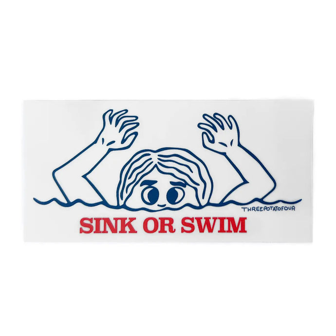 Sink Or Swim Sticker - Tigertree