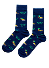 Load image into Gallery viewer, Men&#39;s Duck Off Crew Socks - Tigertree
