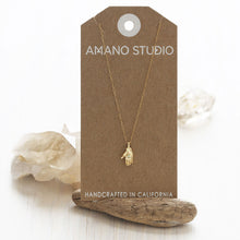 Load image into Gallery viewer, Tiny Mystic Hand Necklace - Tigertree