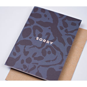 Inky Sorry Card - Tigertree
