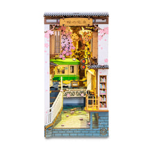 Load image into Gallery viewer, Miniature House Book Nook: Sakura Densya DIY Kit - Tigertree
