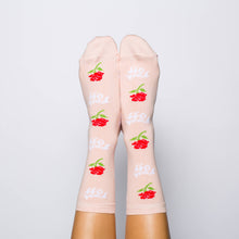 Load image into Gallery viewer, Women&#39;s Fuck Off Rose Crew Socks - Tigertree
