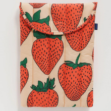 Load image into Gallery viewer, Puffy Laptop Sleeve 13" - Strawberry - Tigertree