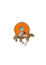 Load image into Gallery viewer, Sunset Cowboy Enamel Pin - Tigertree
