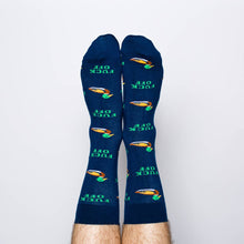 Load image into Gallery viewer, Men&#39;s Duck Off Crew Socks - Tigertree
