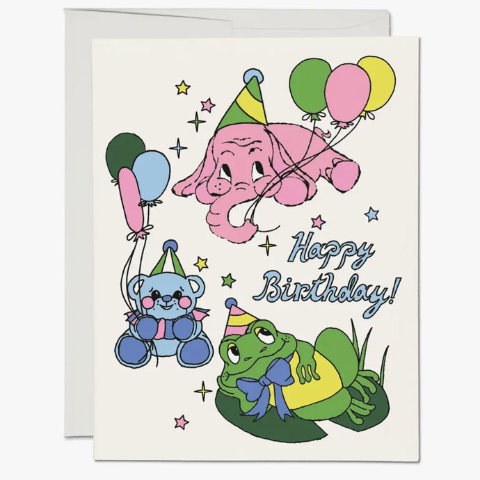 Birthday Animals Greeting Card - Tigertree