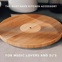 Load image into Gallery viewer, 12" Record Bamboo Chopping Board - Tigertree