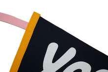 Load image into Gallery viewer, Yes You Can Navy Pennant - Tigertree
