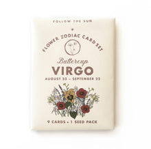 Load image into Gallery viewer, Flower Zodiac Sticker Card Set - Tigertree
