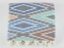 Load image into Gallery viewer, Double Sided Kilim Towel - Tigertree
