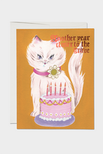 Load image into Gallery viewer, Kitty and Cake Foil Card - Tigertree
