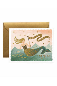 Mermaid Thank You Card - Tigertree