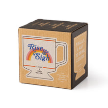 Load image into Gallery viewer, Rise & Sigh Pedestal Mug - Tigertree