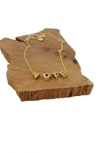 Load image into Gallery viewer, VOTE Statement Necklace - Tigertree
